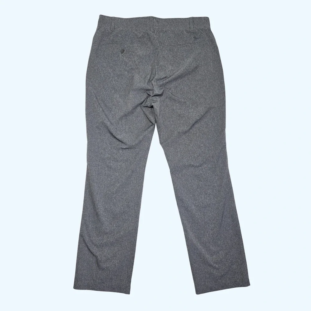 Under Armour Match Play Golf Pants Grey Heather Performance Trousers Mens 36x30